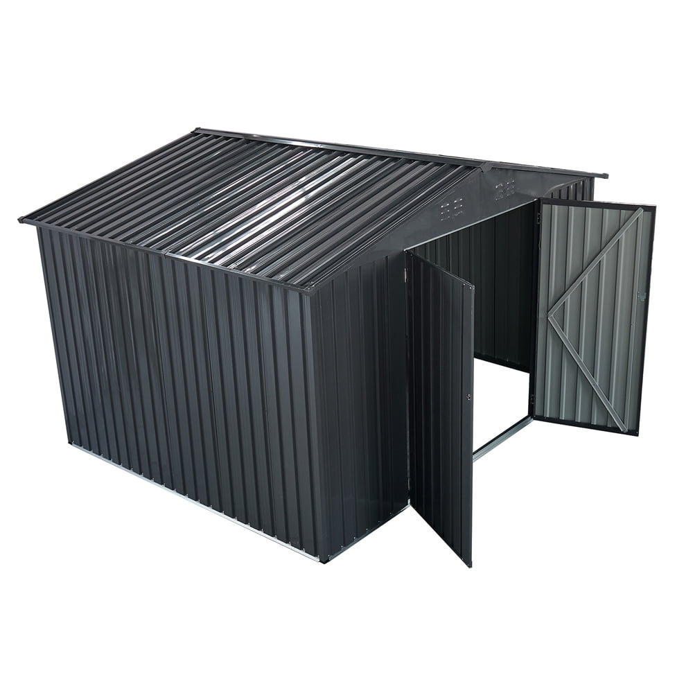 EcoSheds™ LARGE 6x8ft METAL Outdoor Storage Shed