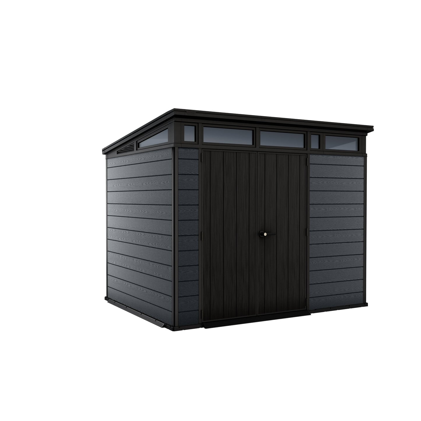 EcoSheds™ EXTRA LARGE Modern 9x7ft RESIN Outdoor Storage Shed