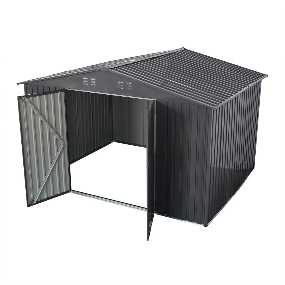 EcoSheds™ LARGE 6x8ft METAL Outdoor Storage Shed