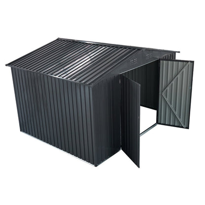 EcoSheds™ LARGE 6x8ft METAL Outdoor Storage Shed
