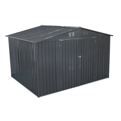 EcoSheds™ LARGE 6x8ft METAL Outdoor Storage Shed