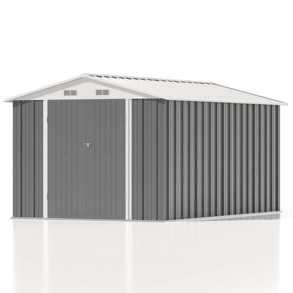 EcoSheds™ EXTRA LARGE 8x12ft METAL Outdoor Storage Sheds