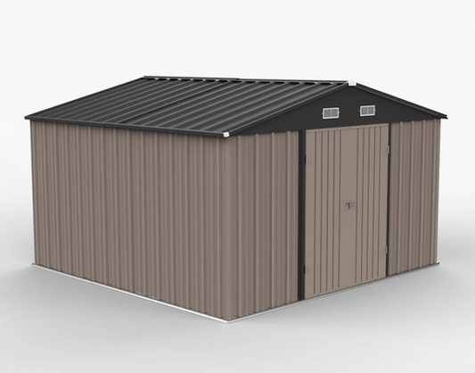 EcoSheds™ EXTRA LARGE 8x12ft METAL Outdoor Storage Sheds
